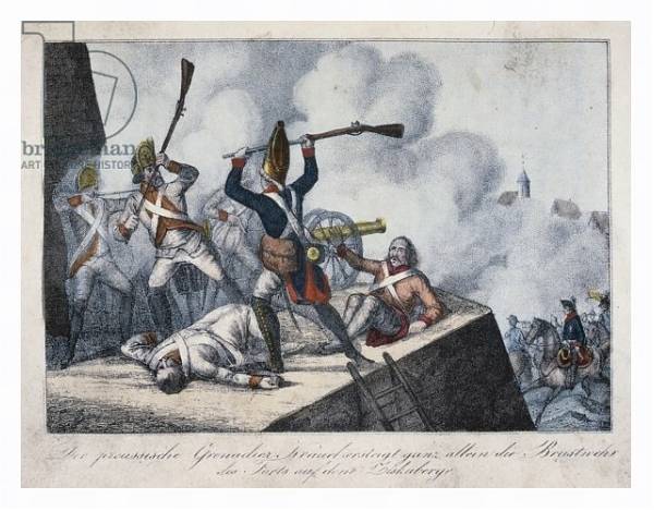 Постер The Prussian Grenadier с типом исполнения На холсте в раме в багетной раме 221-03