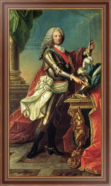 Постер Portrait of the Regent, Philippe d'Orleans с типом исполнения На холсте в раме в багетной раме 35-M719P-83