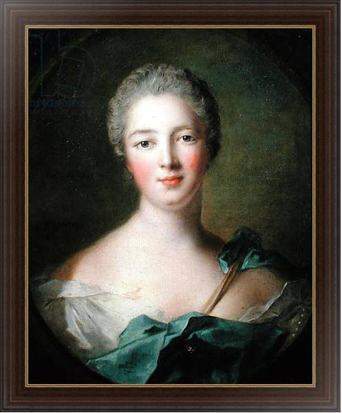 Постер Madame de Pompadour 1748 с типом исполнения На холсте в раме в багетной раме 1.023.151