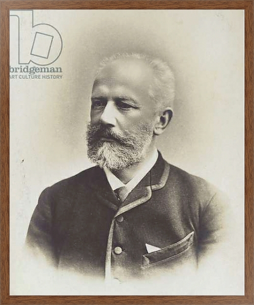Постер Portrait of Pyotr Ilyich Tchaikovsky 3 с типом исполнения На холсте в раме в багетной раме 1727.4310