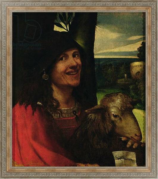 Постер Portrait of a Court Jester с типом исполнения На холсте в раме в багетной раме 484.M48.310