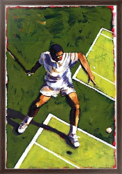 Постер Tennis Player, 2009 с типом исполнения На холсте в раме в багетной раме 221-02
