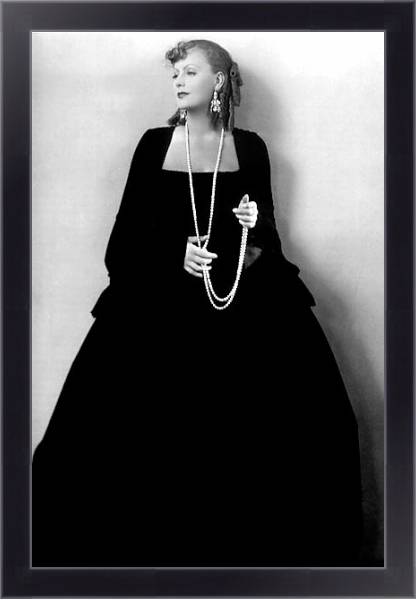 Постер Garbo, Greta (Romance) 2 с типом исполнения На холсте в раме в багетной раме 221-01