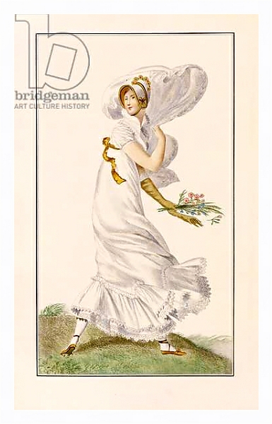 Постер Chiffon Promenade dress, 1812 с типом исполнения На холсте в раме в багетной раме 221-03