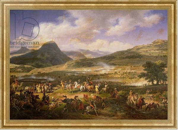 Постер Battle of Mount Thabor, 16th April 1799, 1808 2 с типом исполнения На холсте в раме в багетной раме NA033.1.051