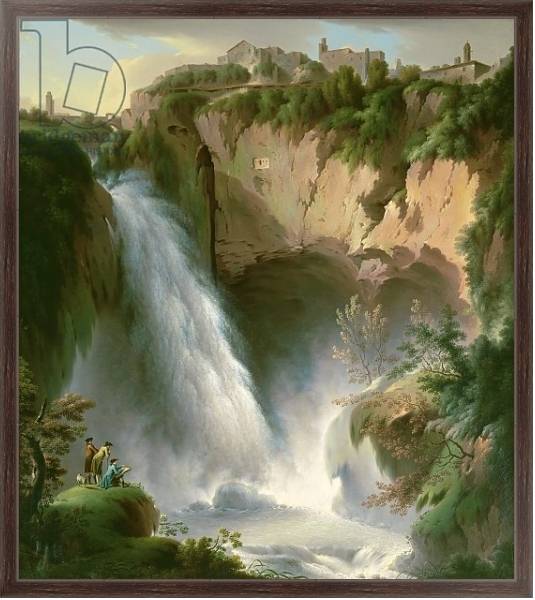 Постер The Falls of Tivoli 3 с типом исполнения На холсте в раме в багетной раме 221-02