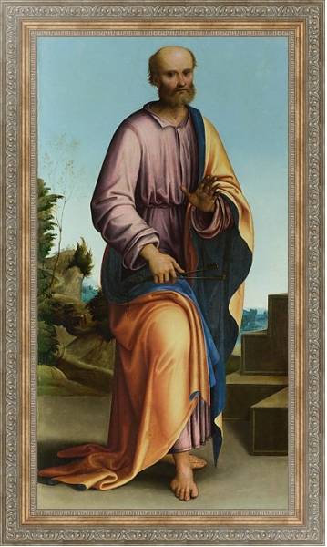 Постер Святой Петр с типом исполнения На холсте в раме в багетной раме 484.M48.310