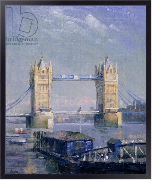 Постер Tower Bridge с типом исполнения На холсте в раме в багетной раме 221-01