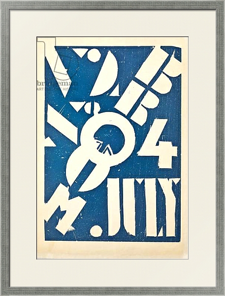 Постер Cover for the art magazine 'Broom', c.1921-1924 с типом исполнения Под стеклом в багетной раме 1727.2510
