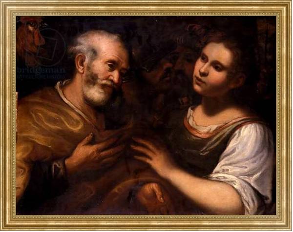Постер St. Peter and Mary Magdalene, c.1600 с типом исполнения На холсте в раме в багетной раме NA033.1.051