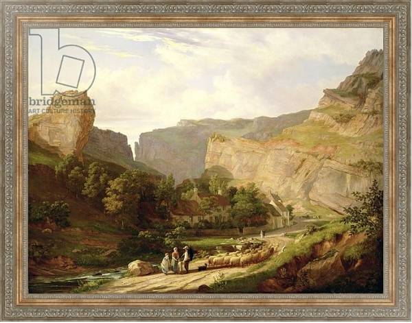 Постер A View of Cheddar Gorge с типом исполнения На холсте в раме в багетной раме 484.M48.310