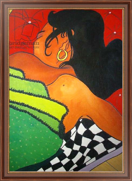 Постер Sleeping girl, 2001, oil on canvas с типом исполнения На холсте в раме в багетной раме 35-M719P-83