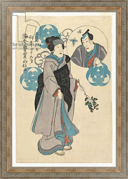 Постер Untitled 10 с типом исполнения На холсте в раме в багетной раме 484.M48.310