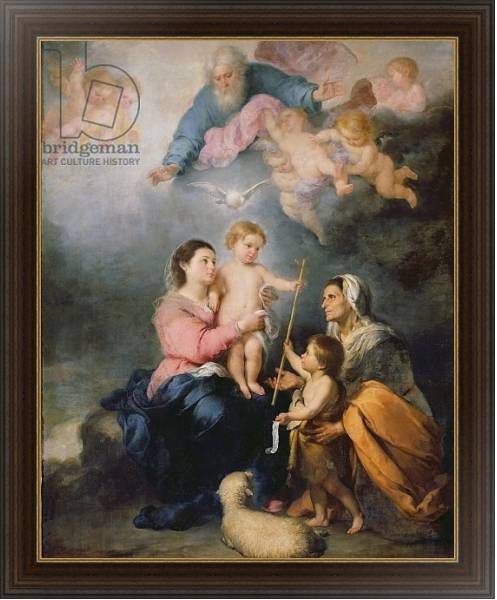 Постер The Holy Family or The Virgin of Seville с типом исполнения На холсте в раме в багетной раме 1.023.151
