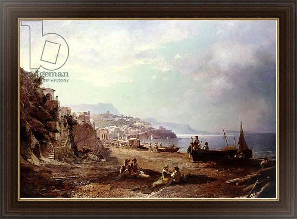 Постер Amalfi, с типом исполнения На холсте в раме в багетной раме 1.023.151