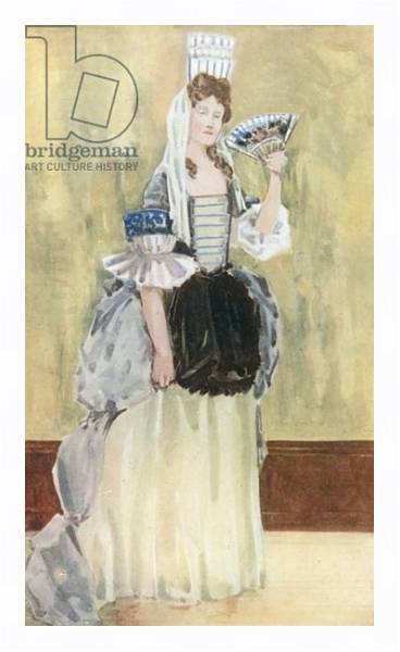 Постер A Woman of the Time of William and Mary 1689-1702 с типом исполнения На холсте в раме в багетной раме 221-03
