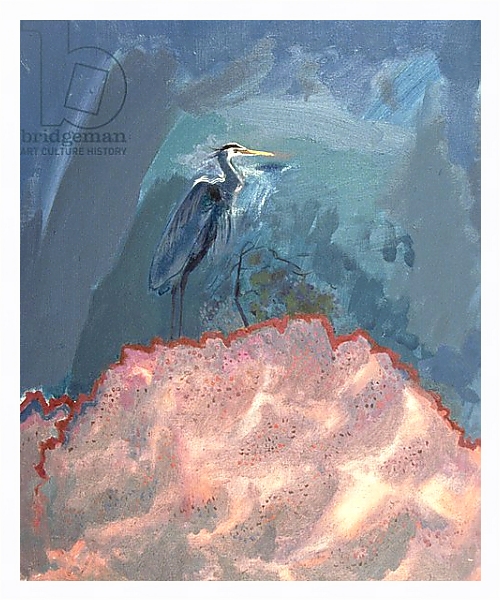 Постер Great Blue Heron 1 с типом исполнения На холсте в раме в багетной раме 221-03