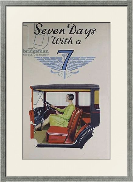 Постер Austin Seven: Seven Days with a 7, 1930 с типом исполнения Под стеклом в багетной раме 1727.2510