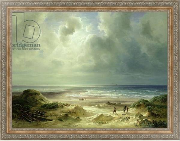 Постер Dune by Hegoland, Tranquil Sea с типом исполнения На холсте в раме в багетной раме 484.M48.310
