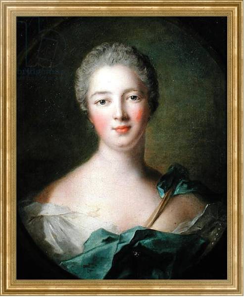 Постер Madame de Pompadour 1748 с типом исполнения На холсте в раме в багетной раме NA033.1.051