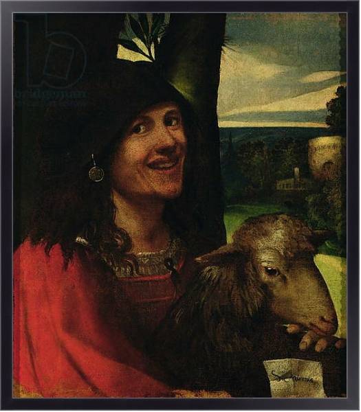 Постер Portrait of a Court Jester с типом исполнения На холсте в раме в багетной раме 221-01