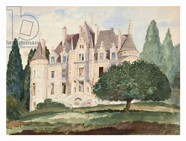 Постер Chateau de la Roche Bagnoles, Normandy, 1935 с типом исполнения На холсте в раме в багетной раме 221-03