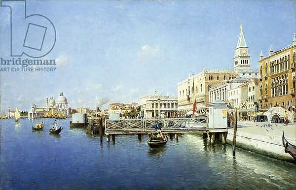 Постер A View of Venice 1 с типом исполнения На холсте без рамы