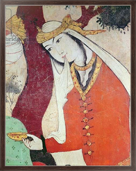 Постер Woman from the Court of Shah Abbas I, 1585-1627 с типом исполнения На холсте в раме в багетной раме 221-02