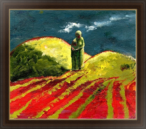 Постер Red Earth, 2015, с типом исполнения На холсте в раме в багетной раме 1.023.151