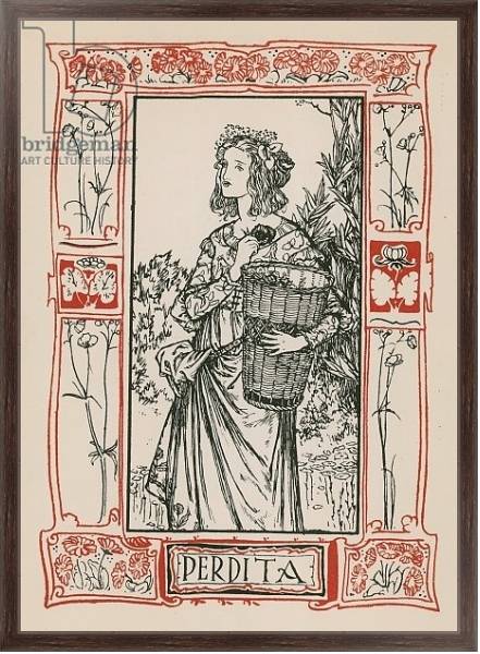 Постер Perdita, A Winter's Tale с типом исполнения На холсте в раме в багетной раме 221-02