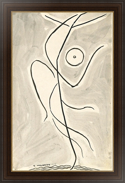 Постер Dance Abstraction; Isadora Duncan с типом исполнения На холсте в раме в багетной раме 1.023.151