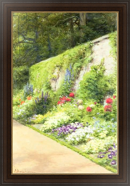 Постер The Artist's Garden с типом исполнения На холсте в раме в багетной раме 1.023.151