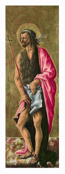 Постер Святой Иоанн Креститель 2 с типом исполнения На холсте в раме в багетной раме 221-03