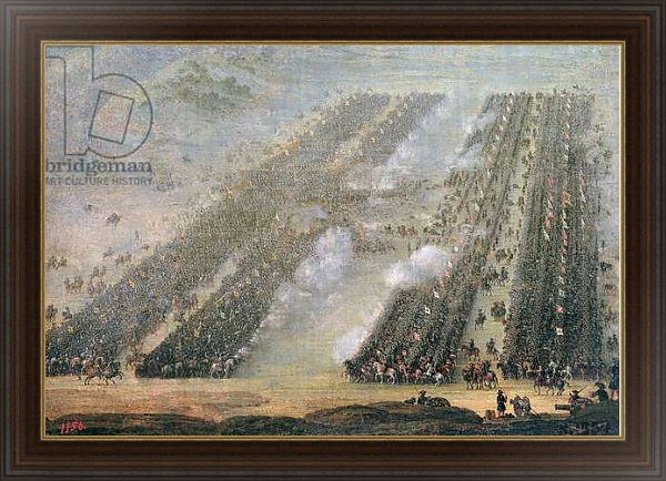 Постер The Battle of Poltava, 1750 1 с типом исполнения На холсте в раме в багетной раме 1.023.151