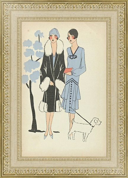 Постер Créations Philippe et Gaston с типом исполнения Акварель в раме в багетной раме 484.M48.725