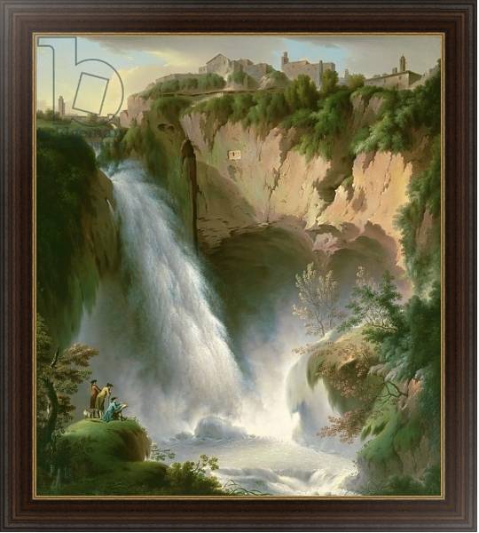 Постер The Falls of Tivoli 3 с типом исполнения На холсте в раме в багетной раме 1.023.151