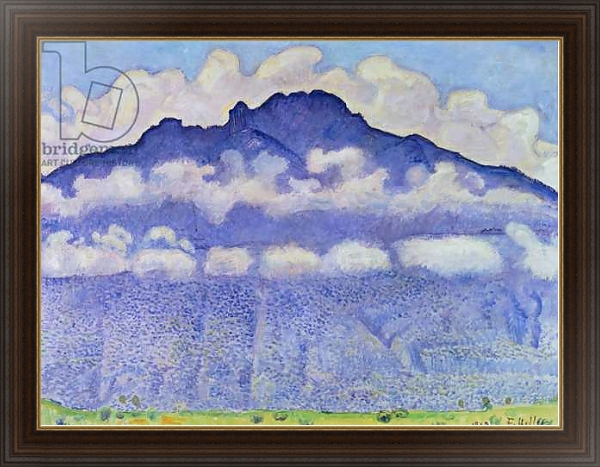 Постер Andey Mountain, vue from Bonneville, 1909 с типом исполнения На холсте в раме в багетной раме 1.023.151