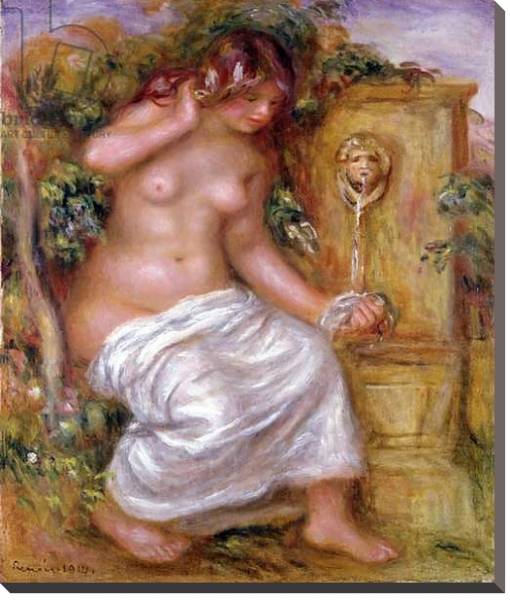 Постер The Bather at the Fountain, 1914 с типом исполнения На холсте без рамы