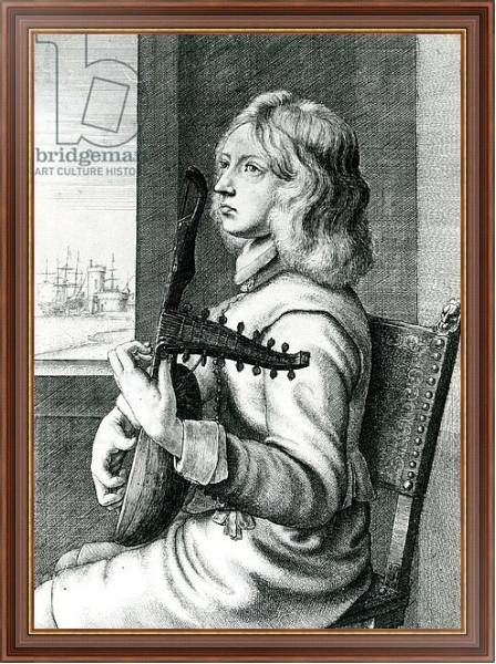 Постер Baroque Lute player с типом исполнения На холсте в раме в багетной раме 35-M719P-83