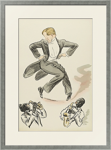 Постер Rip danse le charleston с типом исполнения Под стеклом в багетной раме 1727.2510