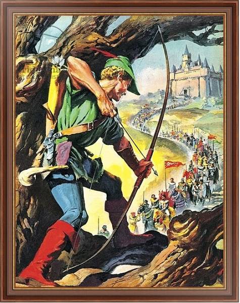 Постер Robin Hood 6 с типом исполнения На холсте в раме в багетной раме 35-M719P-83
