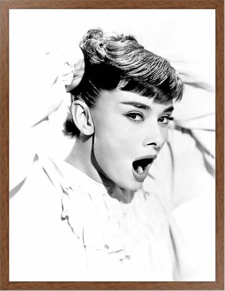 Постер Хепберн Одри 336 с типом исполнения На холсте в раме в багетной раме 1727.4310