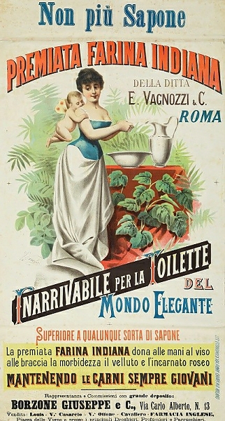 Постер Inarrivabile Per La Toilette Del Mondo Elegante с типом исполнения На холсте без рамы