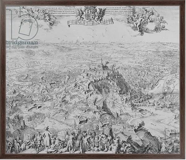 Постер The Siege of Namur, 1695 с типом исполнения На холсте в раме в багетной раме 221-02