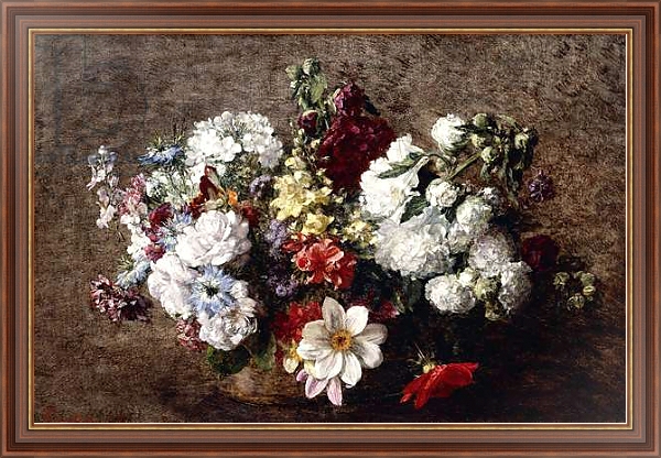 Постер Mixed Bouquet, 1882 с типом исполнения На холсте в раме в багетной раме 35-M719P-83