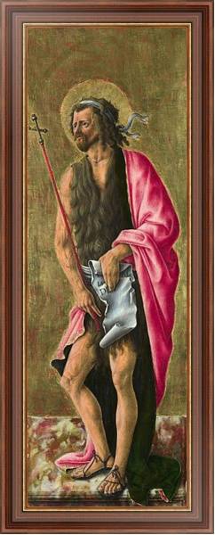 Постер Святой Иоанн Креститель 2 с типом исполнения На холсте в раме в багетной раме 35-M719P-83