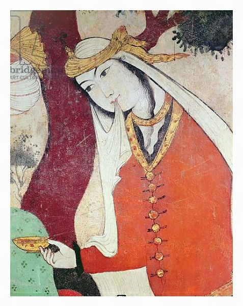 Постер Woman from the Court of Shah Abbas I, 1585-1627 с типом исполнения На холсте в раме в багетной раме 221-03