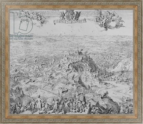 Постер The Siege of Namur, 1695 с типом исполнения На холсте в раме в багетной раме 484.M48.310