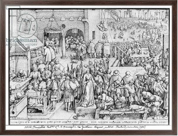 Постер Justice, 1559 с типом исполнения На холсте в раме в багетной раме 221-02