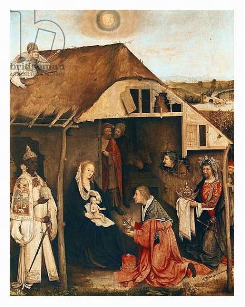 Постер Nativity 4 с типом исполнения На холсте в раме в багетной раме 221-03